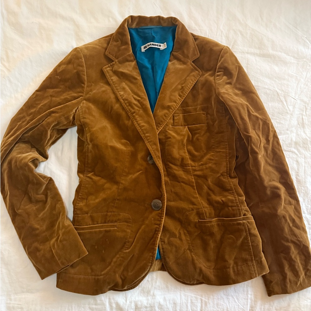 Jil Sander vintage velvet blazer